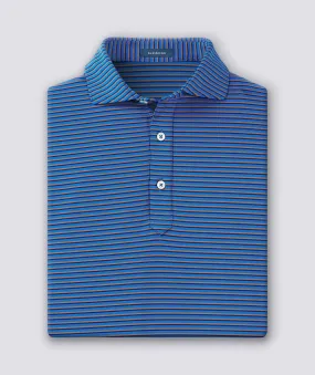 Clark Stripe Performance Polo - Closeout