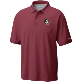 Columbia Men's Seminole Logo Tamiami Polo - Garnet