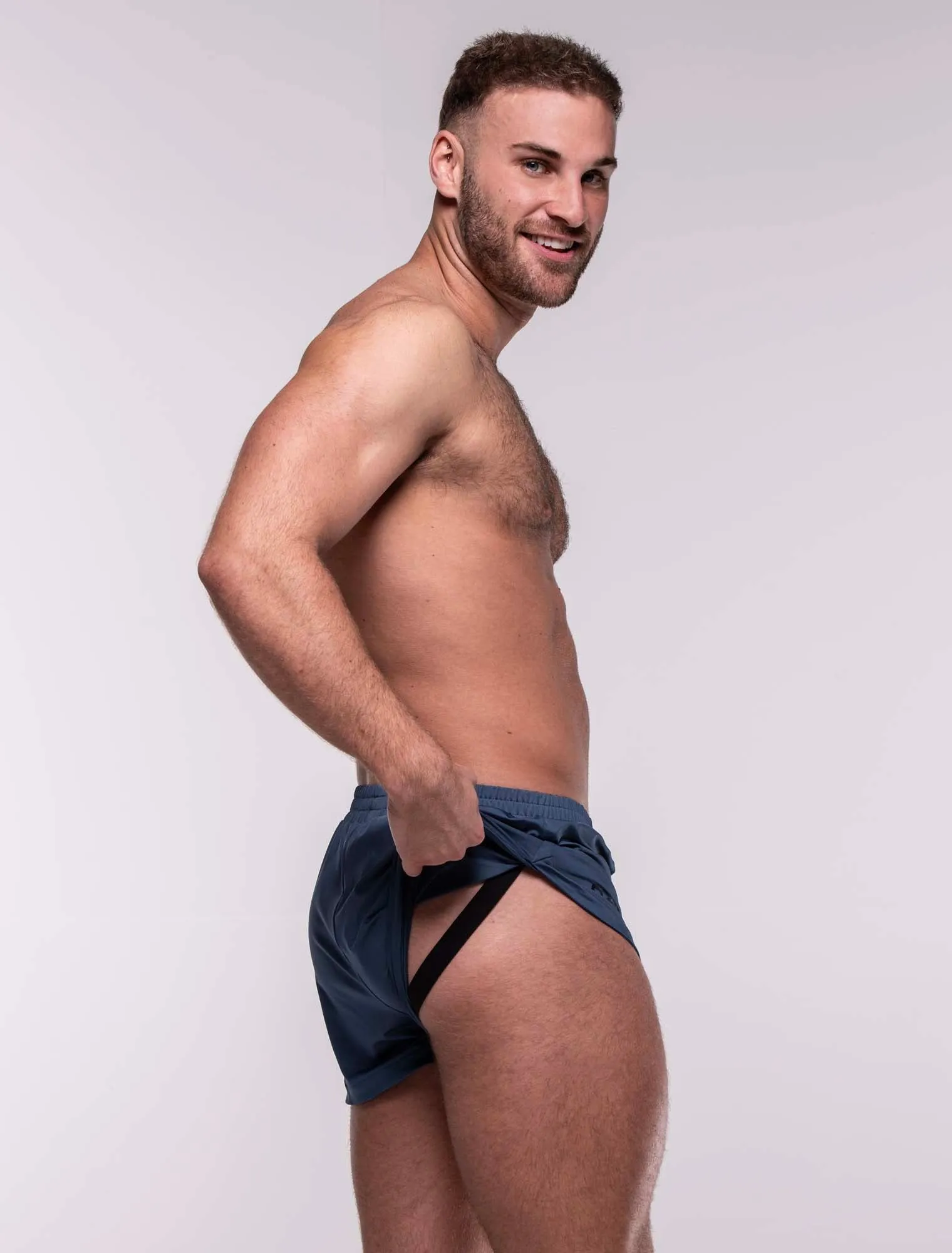 Compound Jock Shorts - Navy