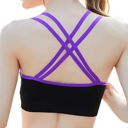 Cosy Breathable Bandeau Sports Yoga Bra