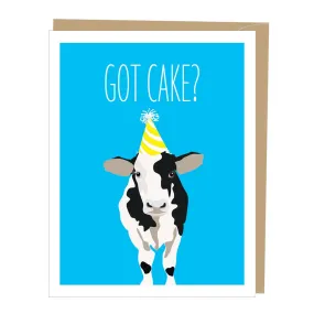 Cow Got Cake Greeted Birthday Card