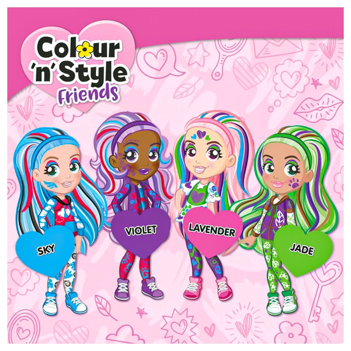 Crayola Colour 'n' Style Friends Sky Doll