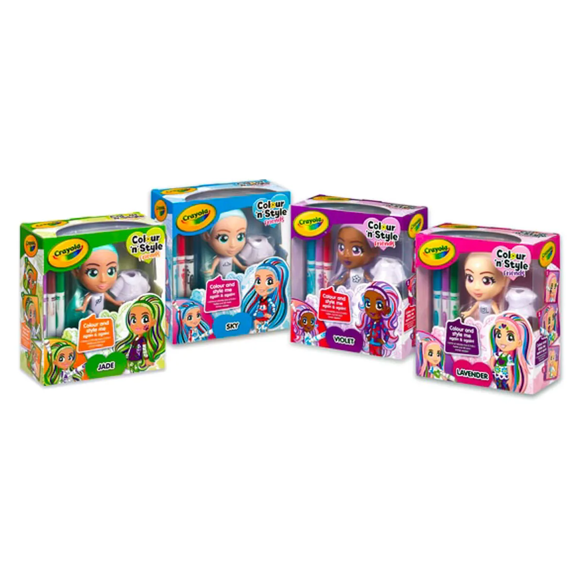 Crayola Colour 'n' Style Friends Sky Doll