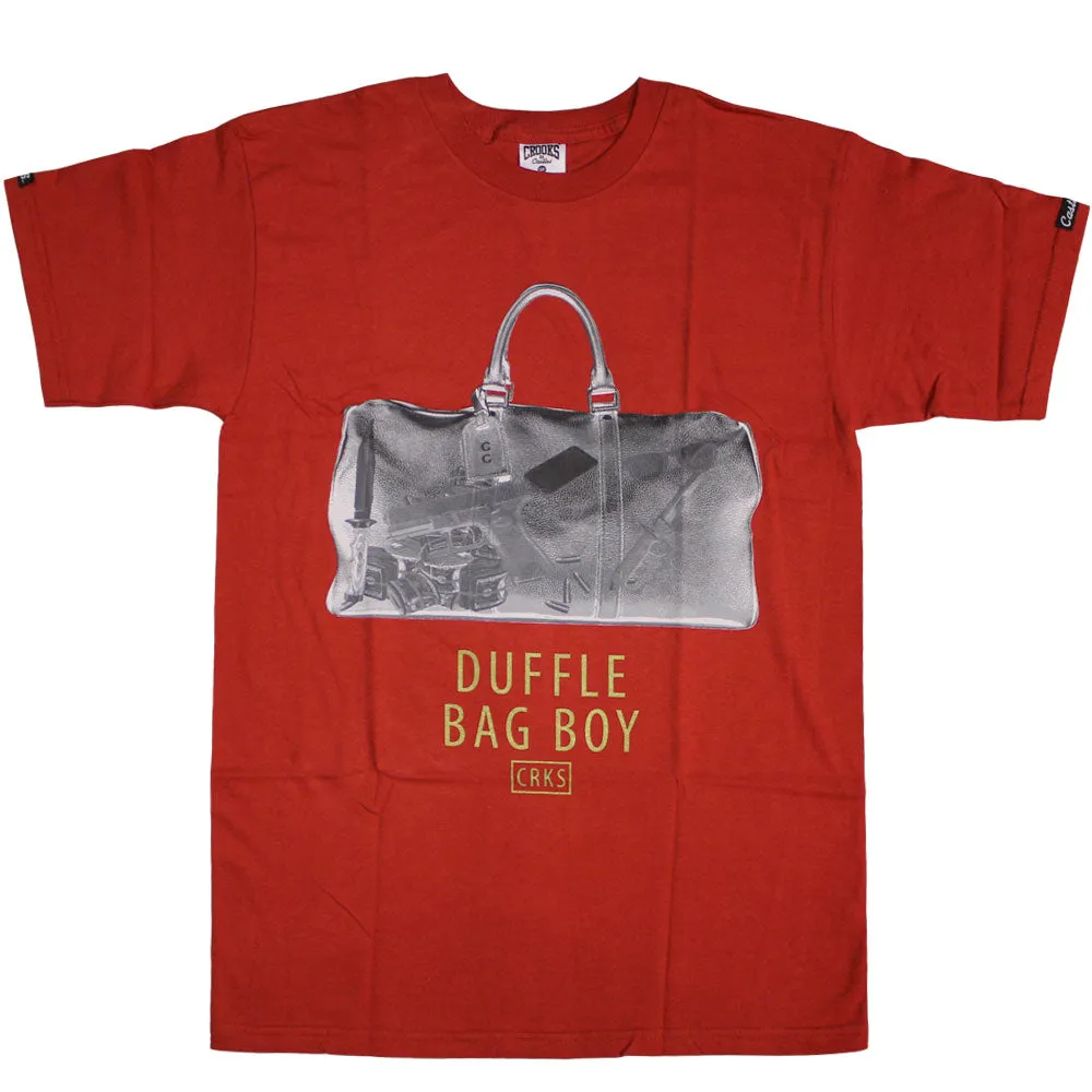 Crooks & Castles Duffle Bag T-Shirt True Red