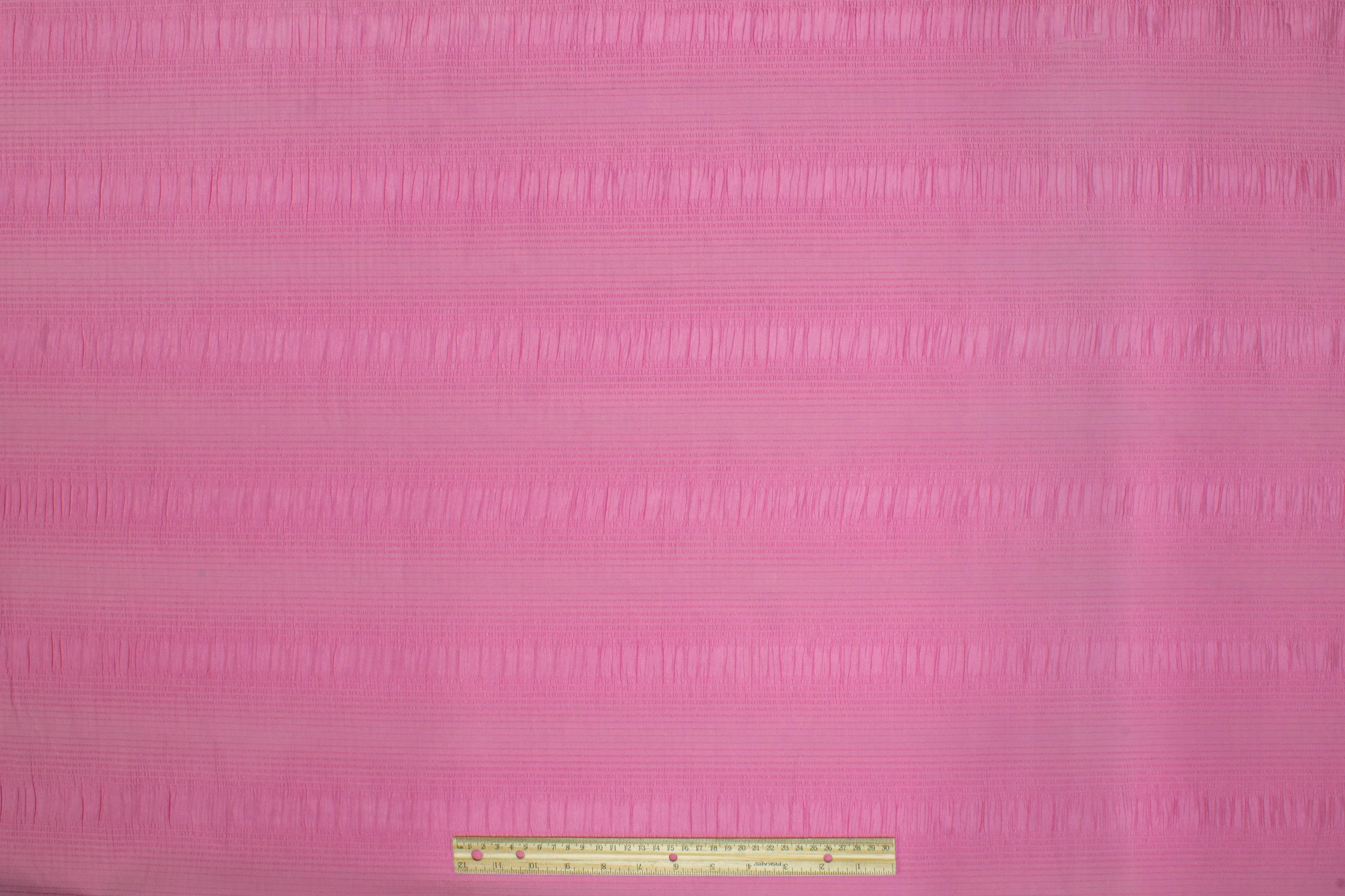 Crushed Silk and Viscose - Pink