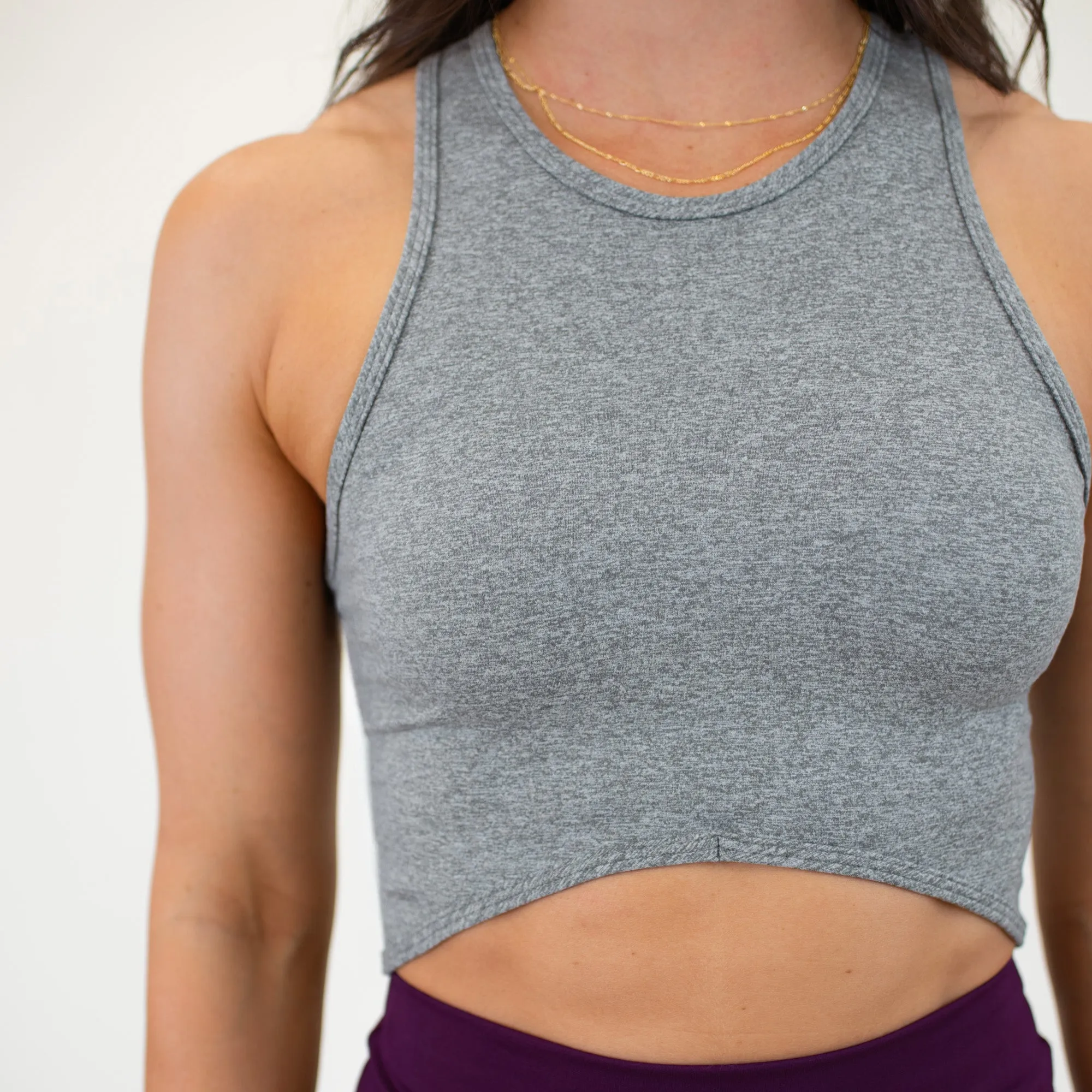 Curve Crop Tank - Fitted