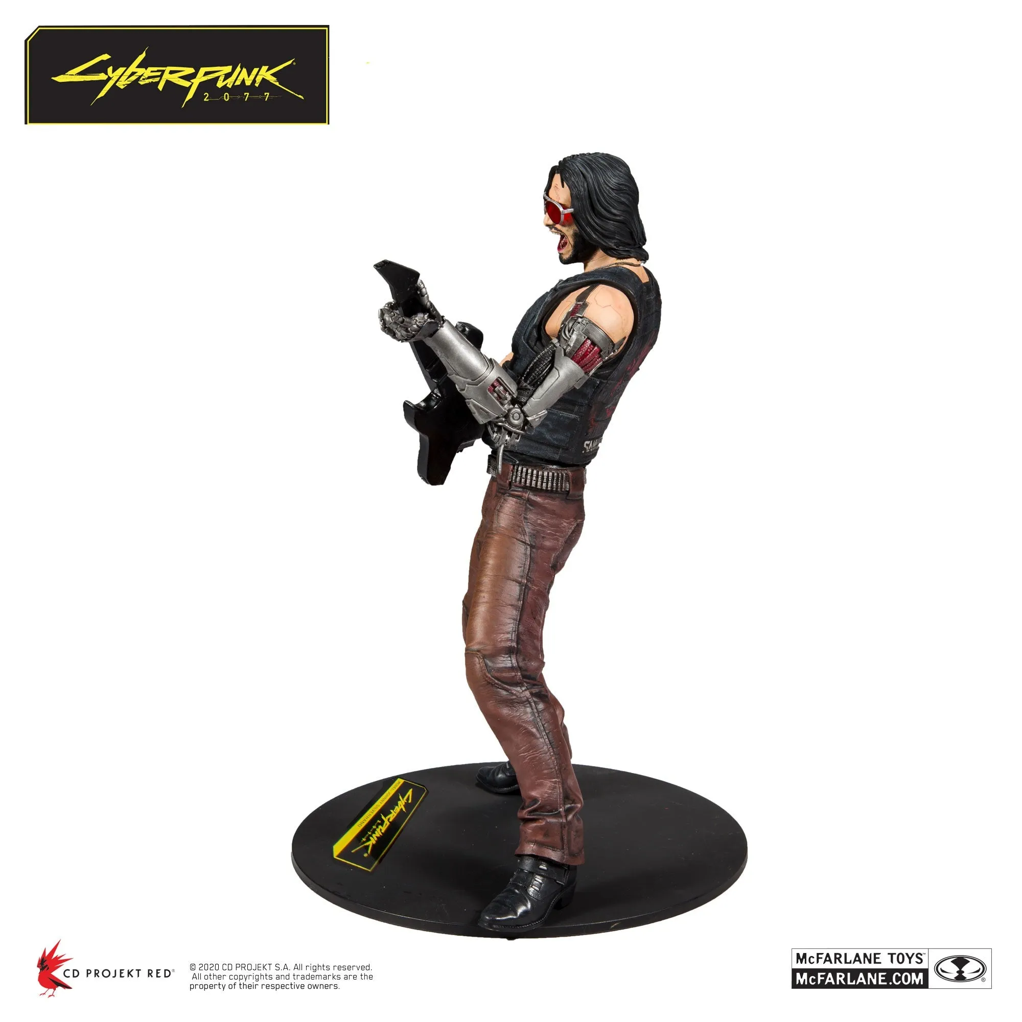 Cyberpunk 2077 Johnny Silverhand (Keanu Reeves) 12 Inch Action Figure - McFarlane Toys