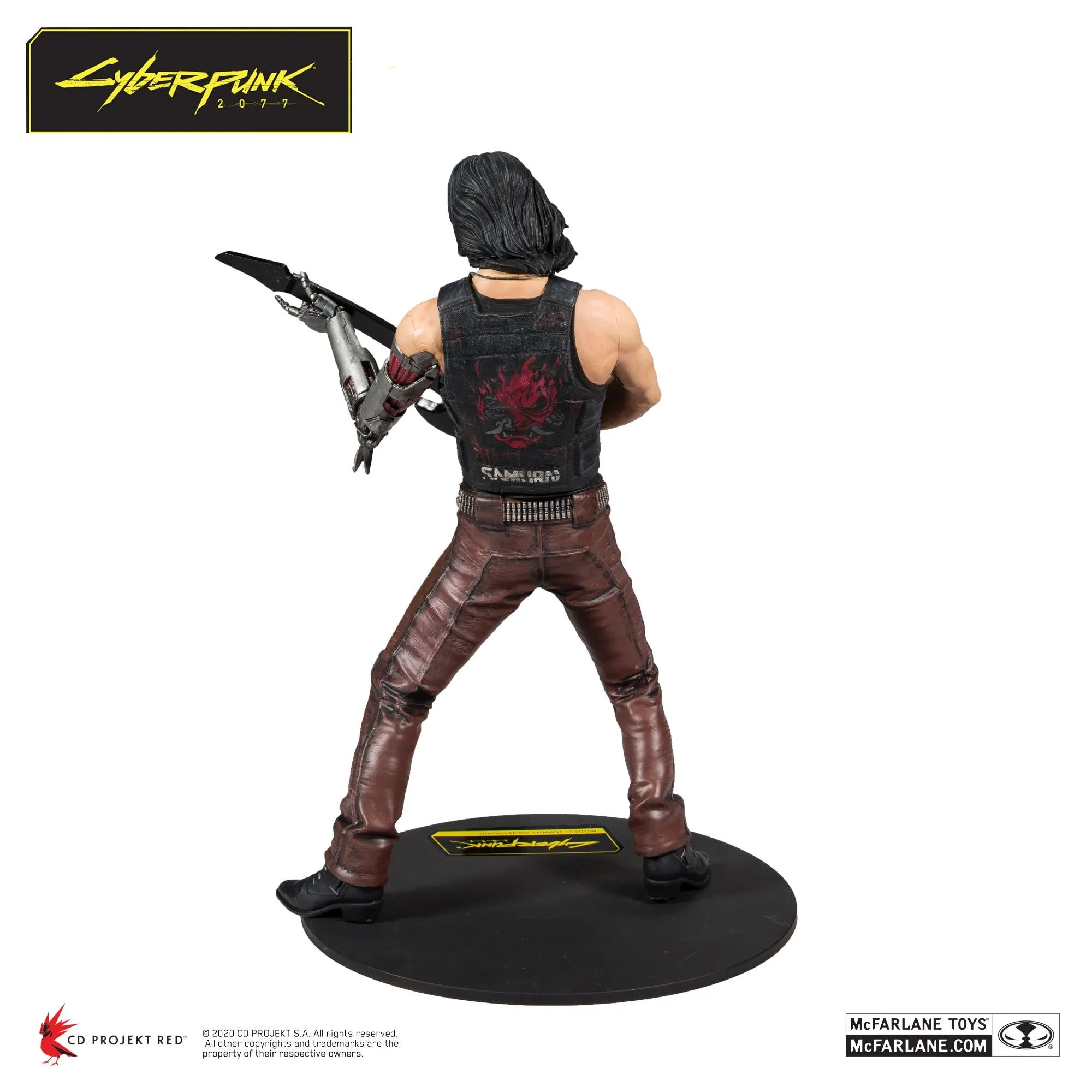 Cyberpunk 2077 Johnny Silverhand (Keanu Reeves) 12 Inch Action Figure - McFarlane Toys