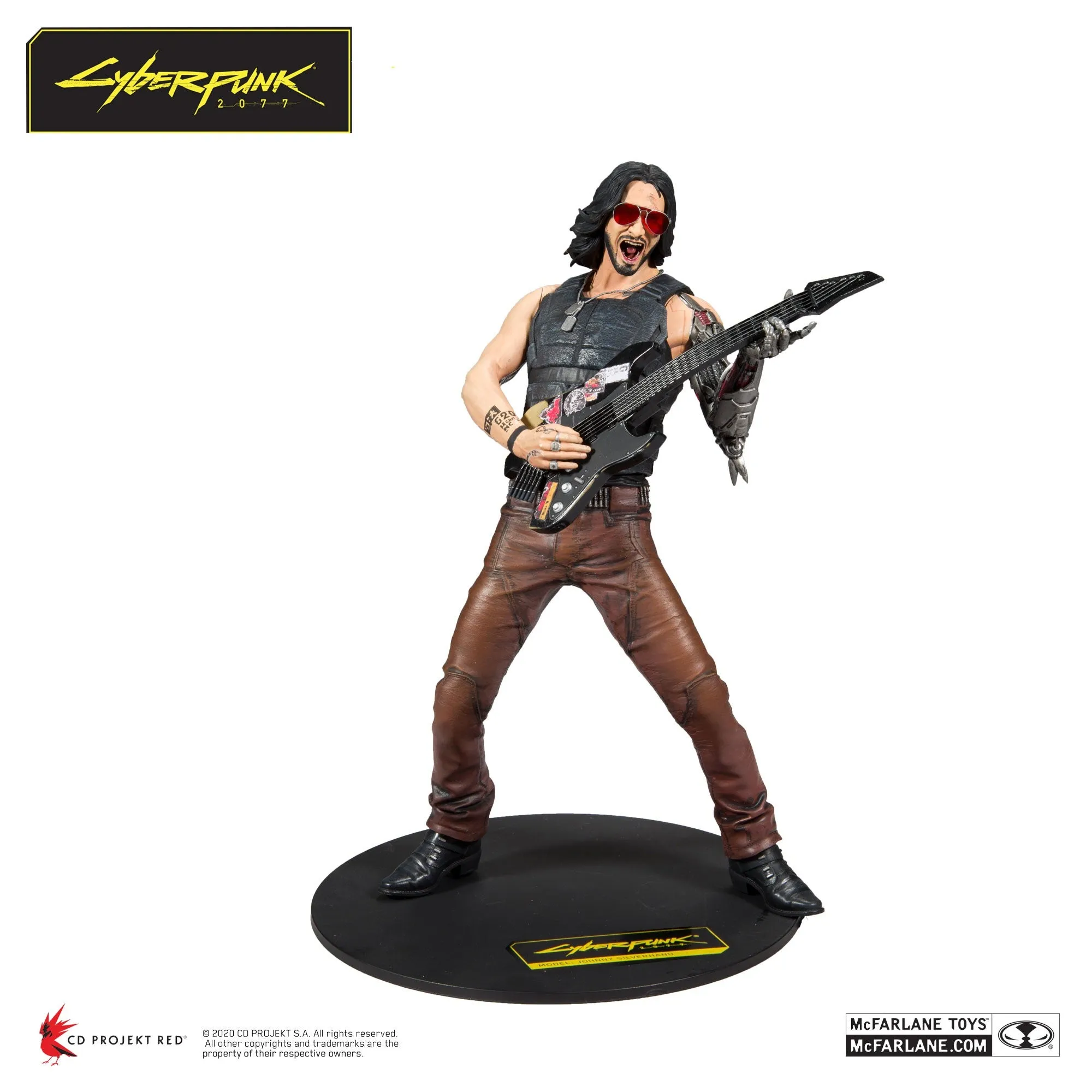 Cyberpunk 2077 Johnny Silverhand (Keanu Reeves) 12 Inch Action Figure - McFarlane Toys