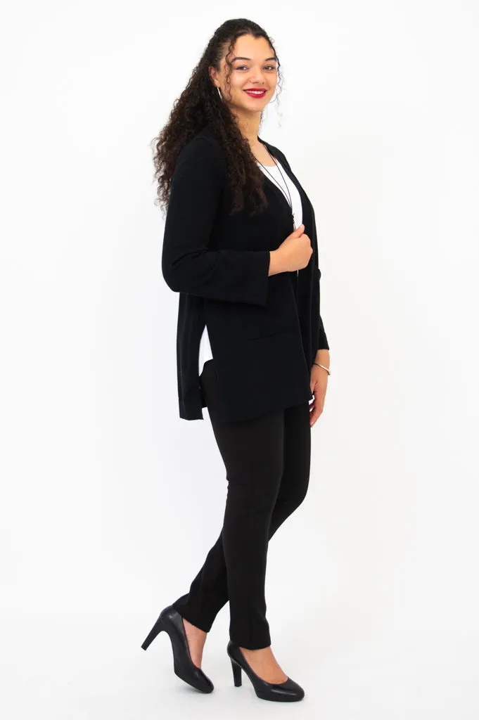 Dallas Cardigan, Black, Cotton