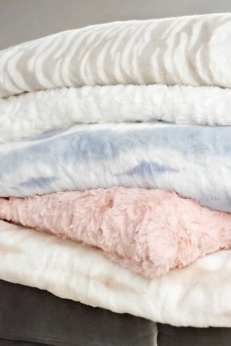 Denim and Cream Blanket