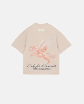 Dreamers Pegasus Boxy Fit T-shirt Cream