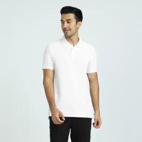 Element Combed Cotton Polo T-shirts Polar White