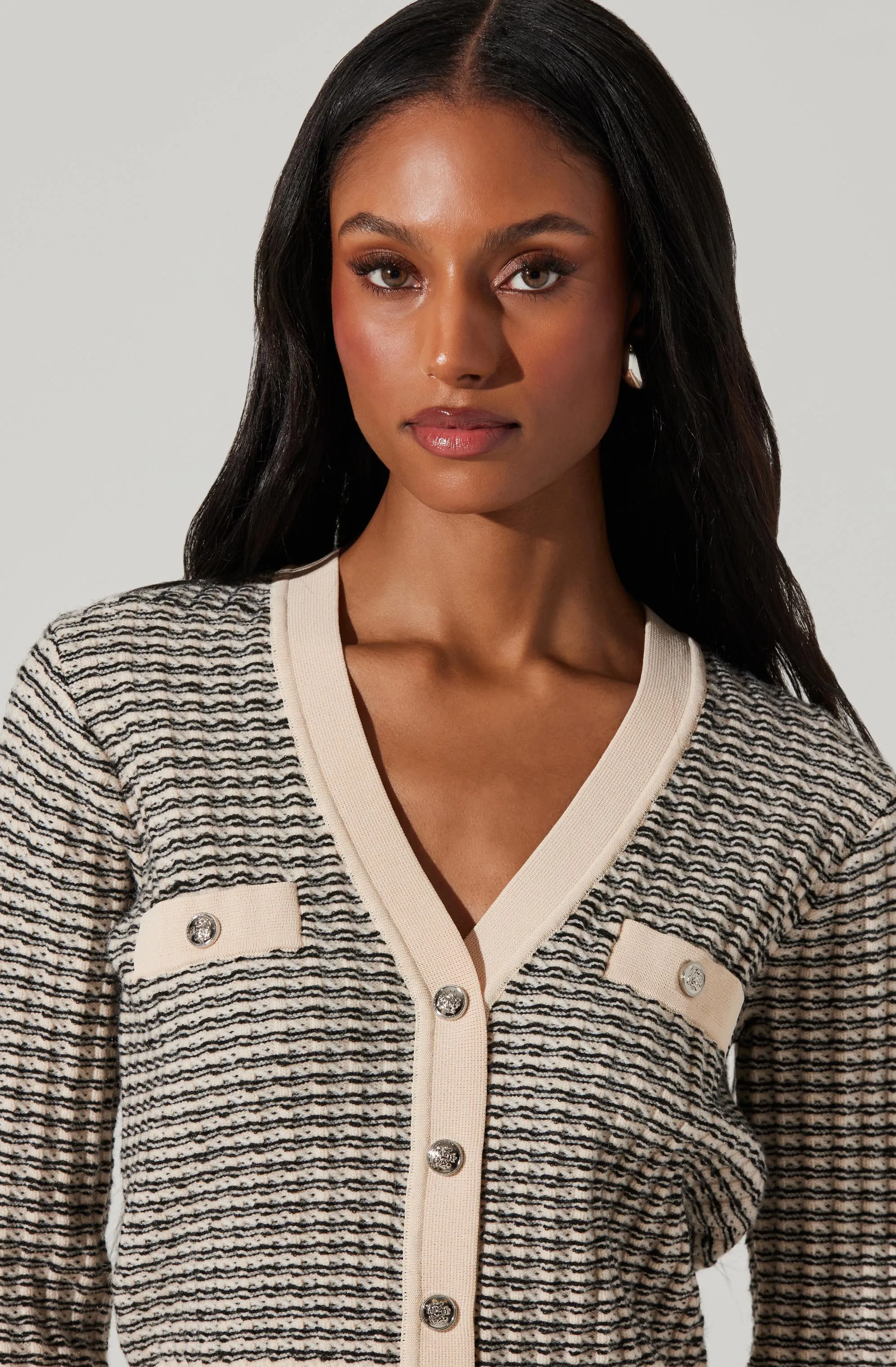 Ellory Striped Cardigan