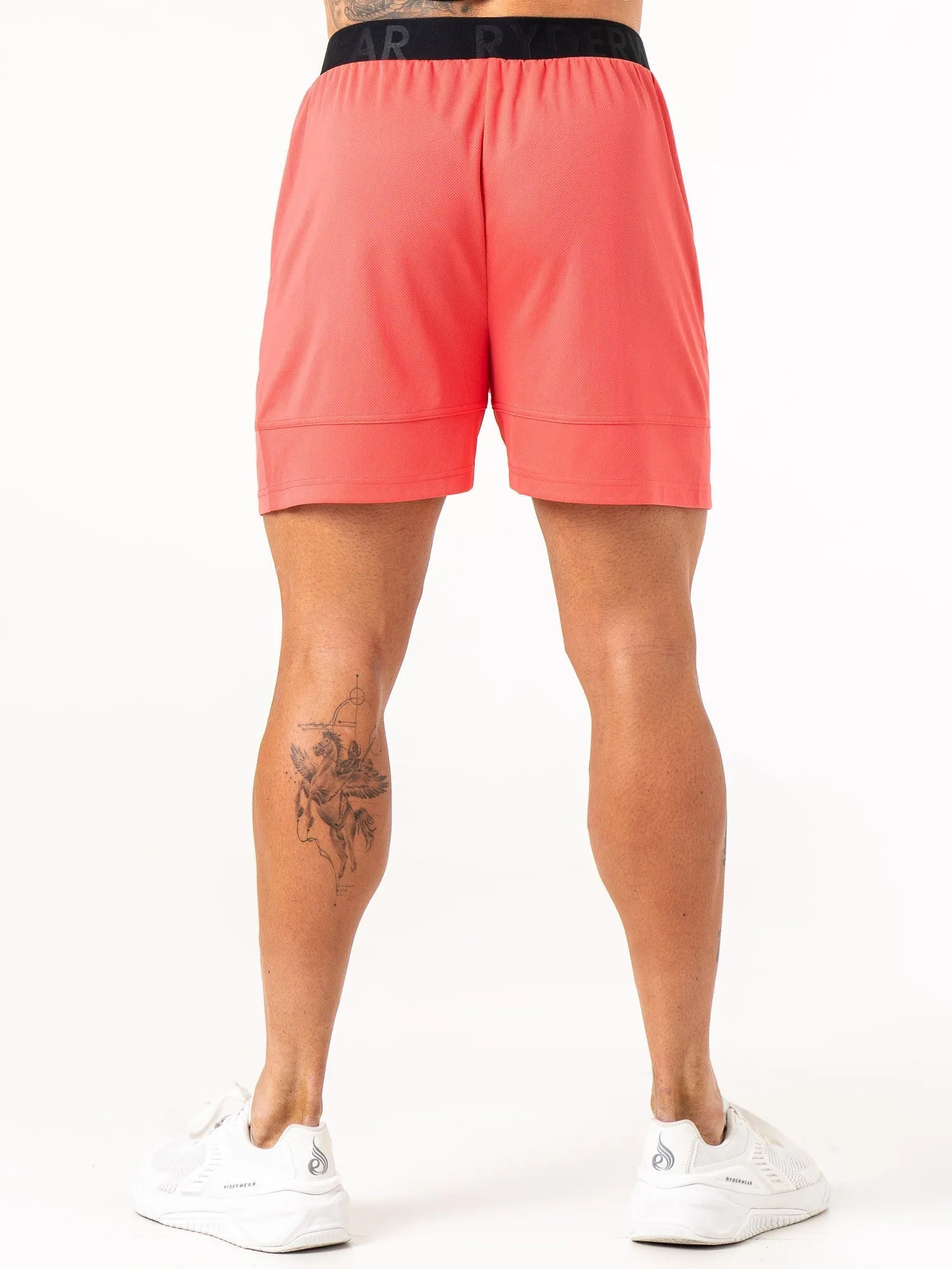 Energy Mesh Shorts - Coral