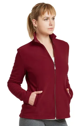 ET TU LADIES POLAR FLEECE JACKET (LPF200E_BURG)