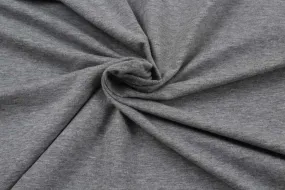 Extra Fine Super Stretch Cotton Jersey - Grey Melange