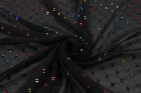 Fancy Gauze Fabric - Multicolor Dots