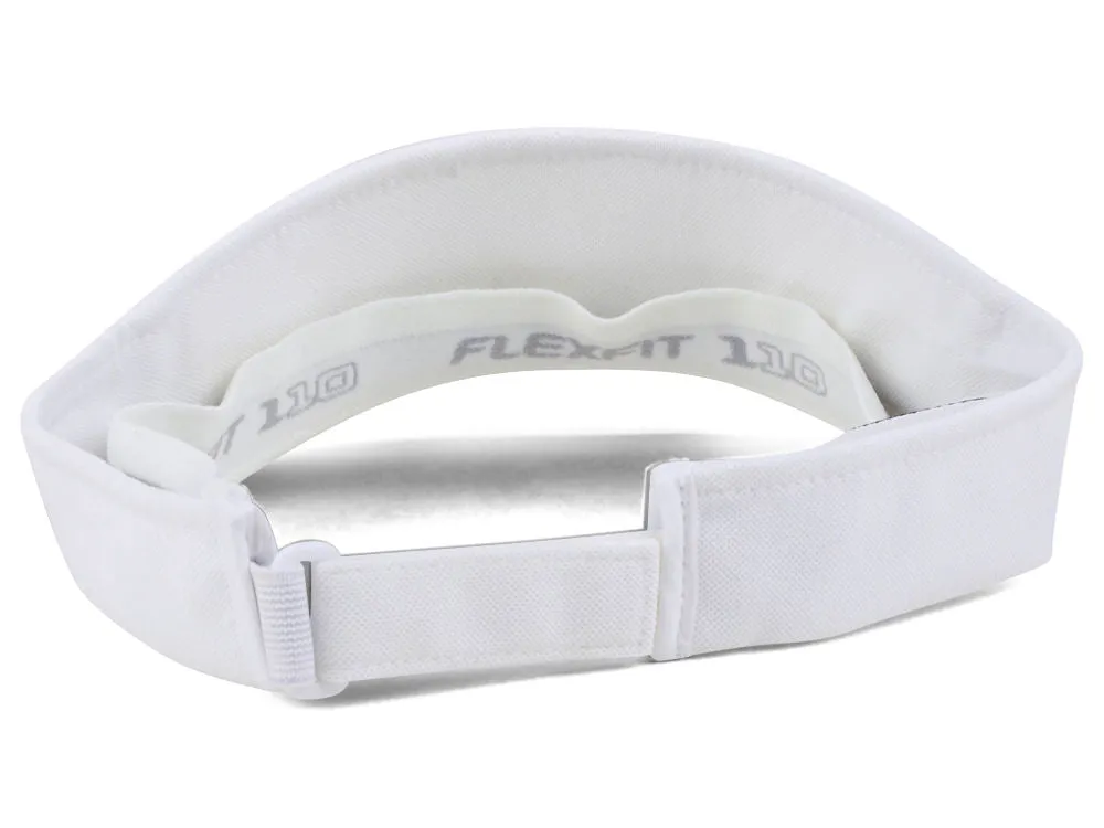 Flexfit 8110 Mini Pique Visor - White