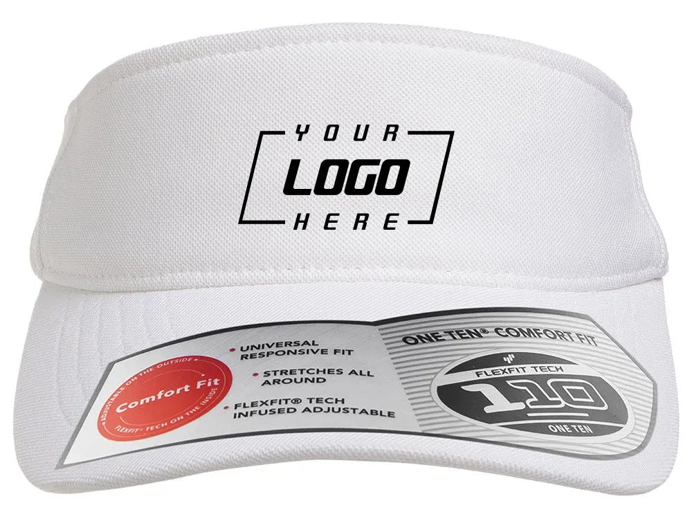 Flexfit 8110 Mini Pique Visor - White