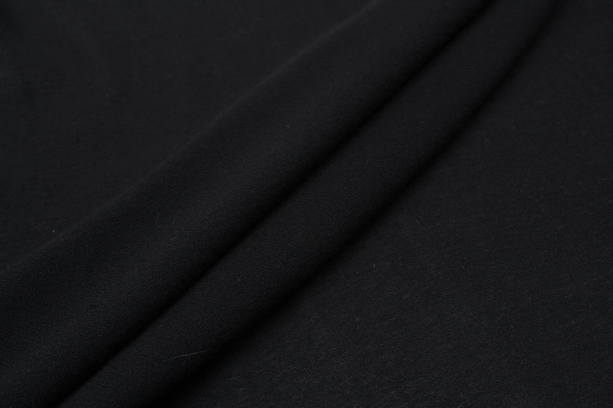 Fluid Polyester Crepe - Light- Weight - Black