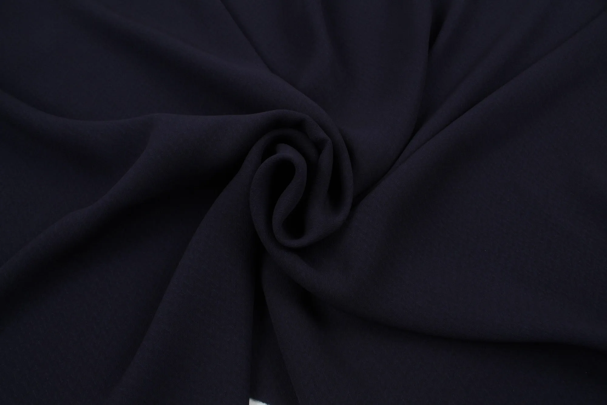 Fluid Viscose Jacquard for Blouses - Navy