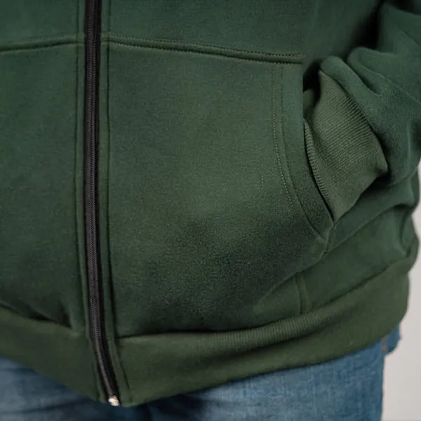 Full Zip Hoodie | Forest Green﻿ - ﻿Adult