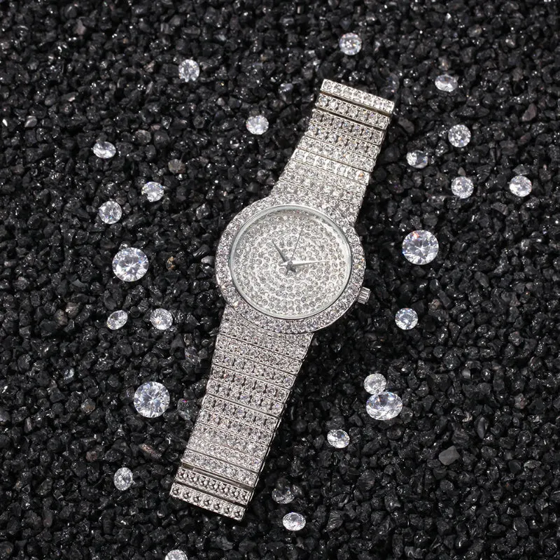 Fully Iced Quartz Watch