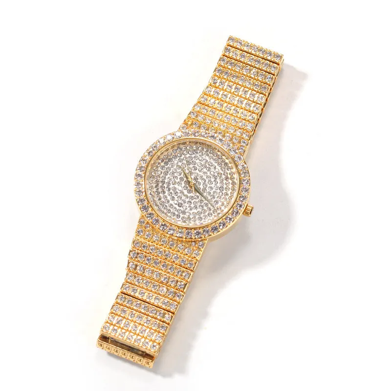 Fully Iced Quartz Watch