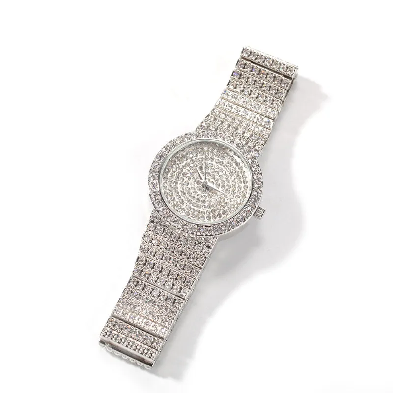 Fully Iced Quartz Watch