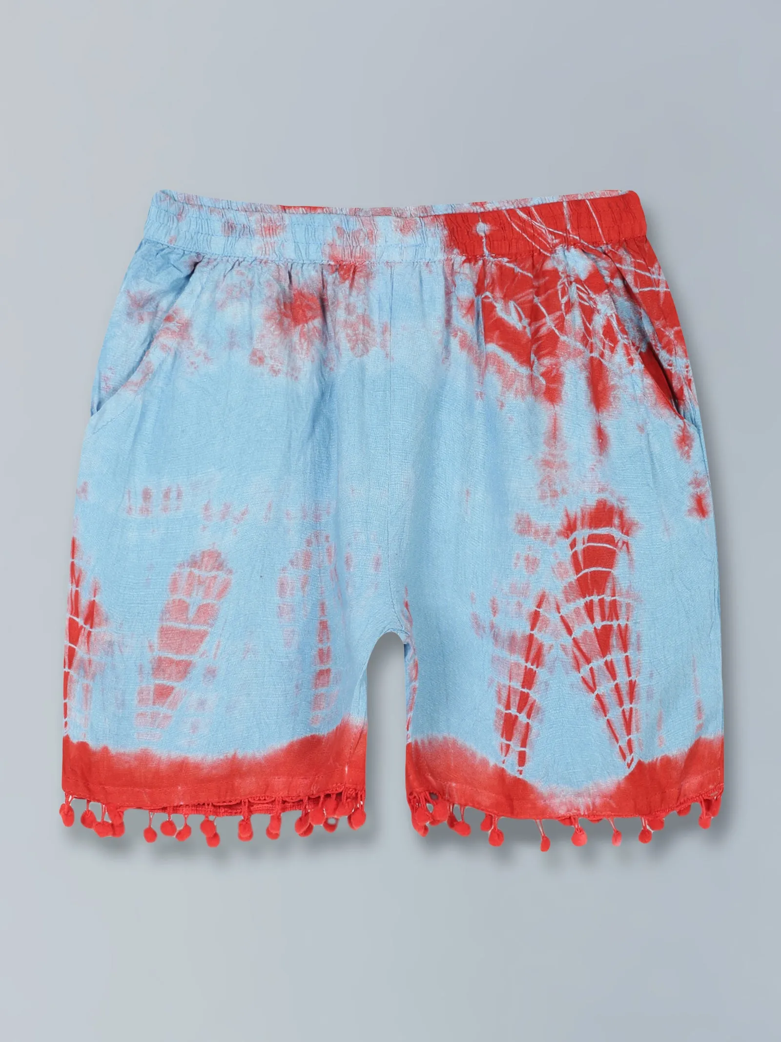 Girls AOP Print Shorts Pack of 5