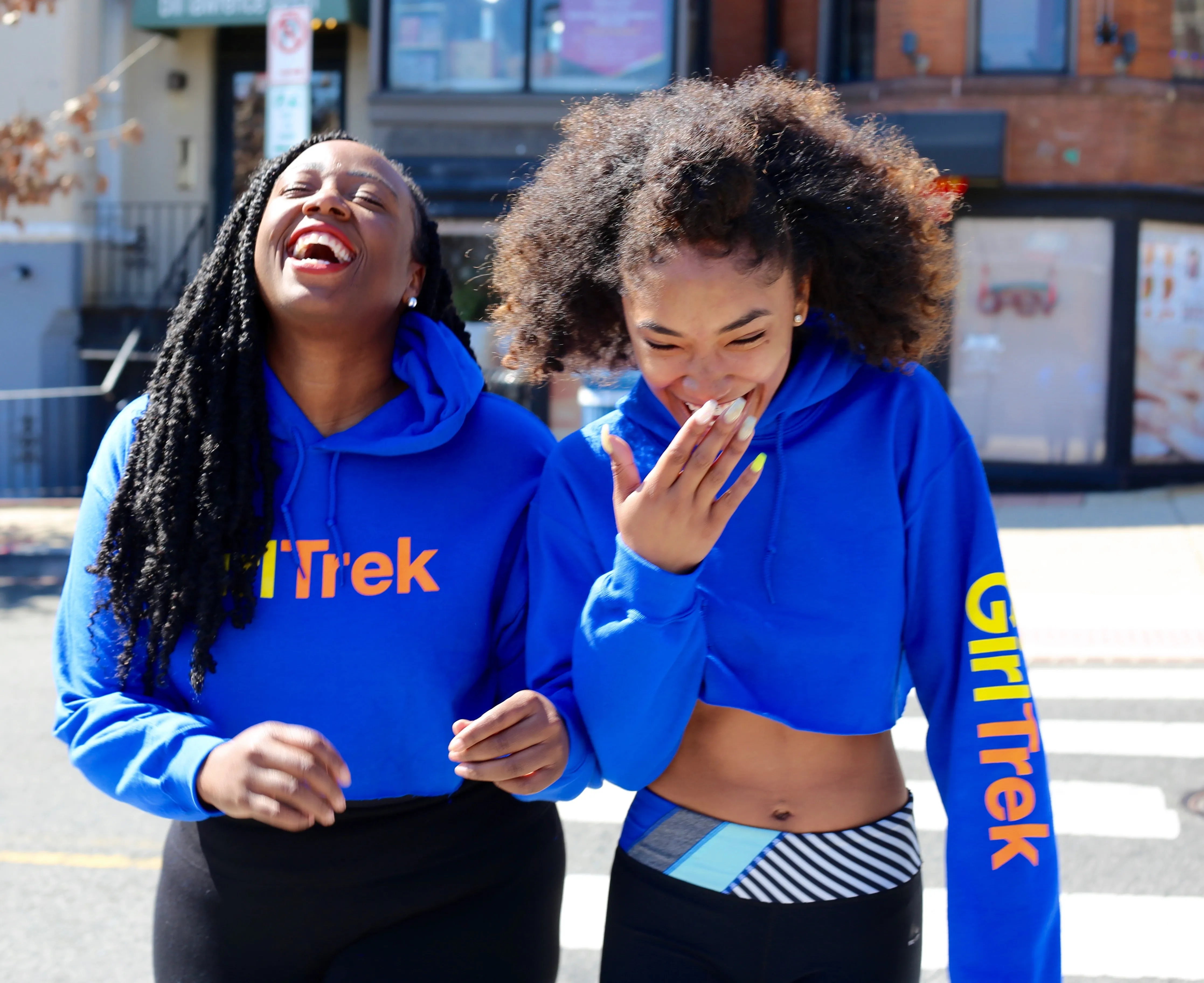 GirlTrek Ultra Cropped Hoodie