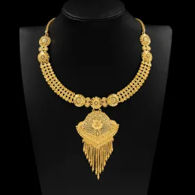 Golden Necklace with Stud PGNS21-085