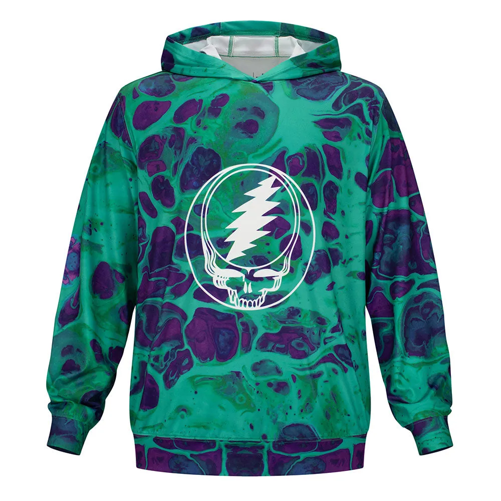 Grateful Dead | UPF 50 Hoodie | Acid Stealie