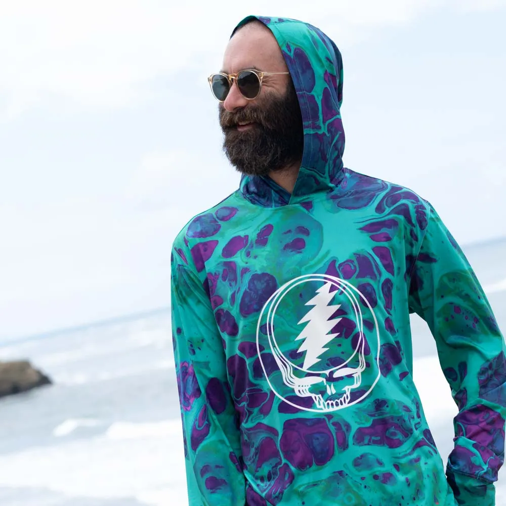 Grateful Dead | UPF 50 Hoodie | Acid Stealie