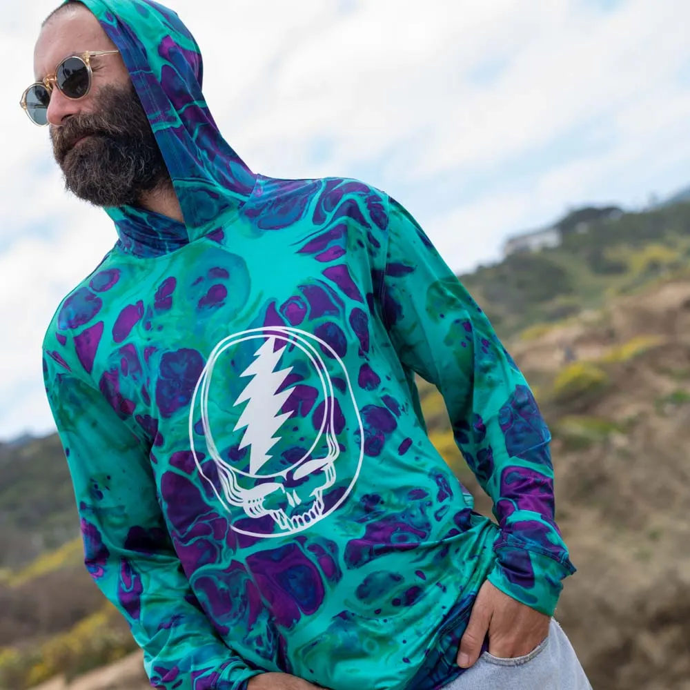 Grateful Dead | UPF 50 Hoodie | Acid Stealie