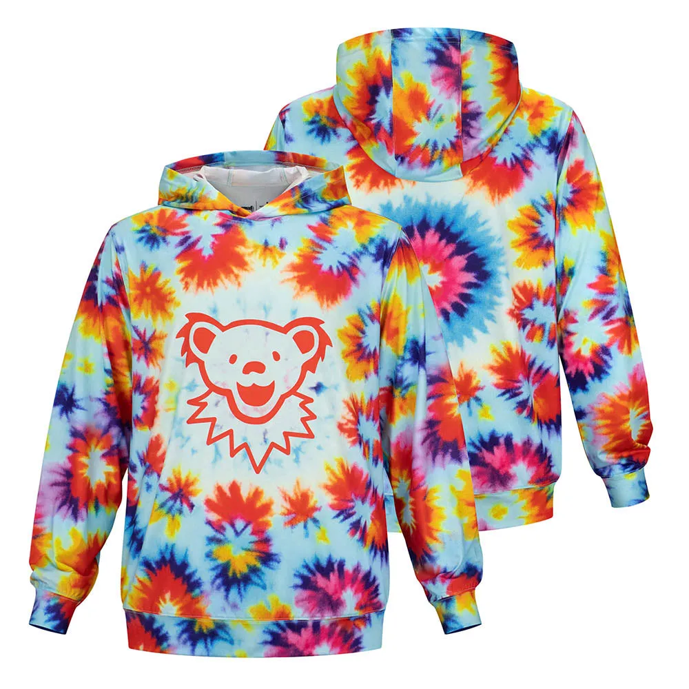 Grateful Dead | UPF 50 Hoodie | Bear Tie-Dye