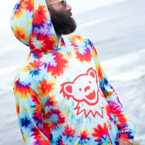 Grateful Dead | UPF 50 Hoodie | Bear Tie-Dye