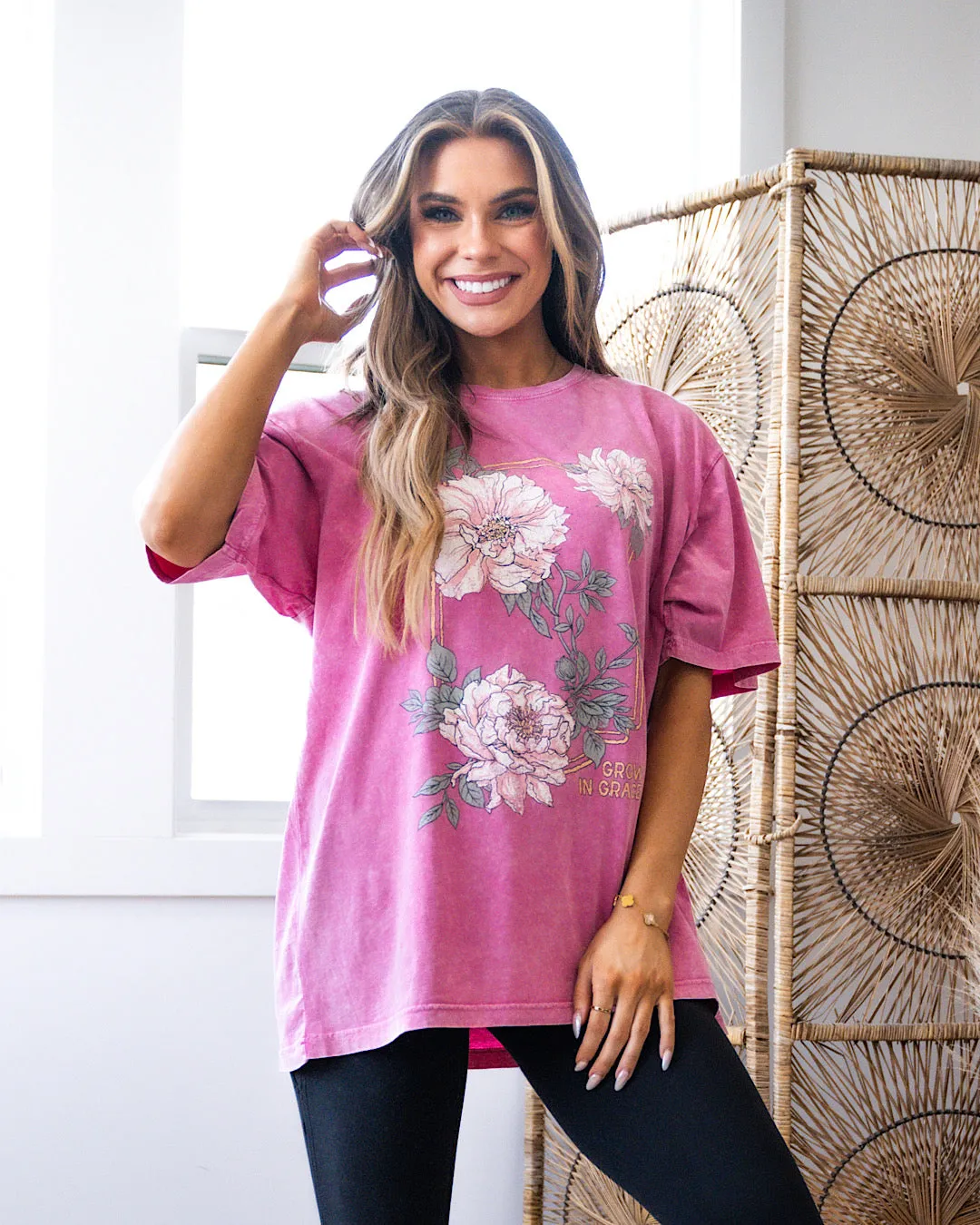 Grow in Grace Pink Tee