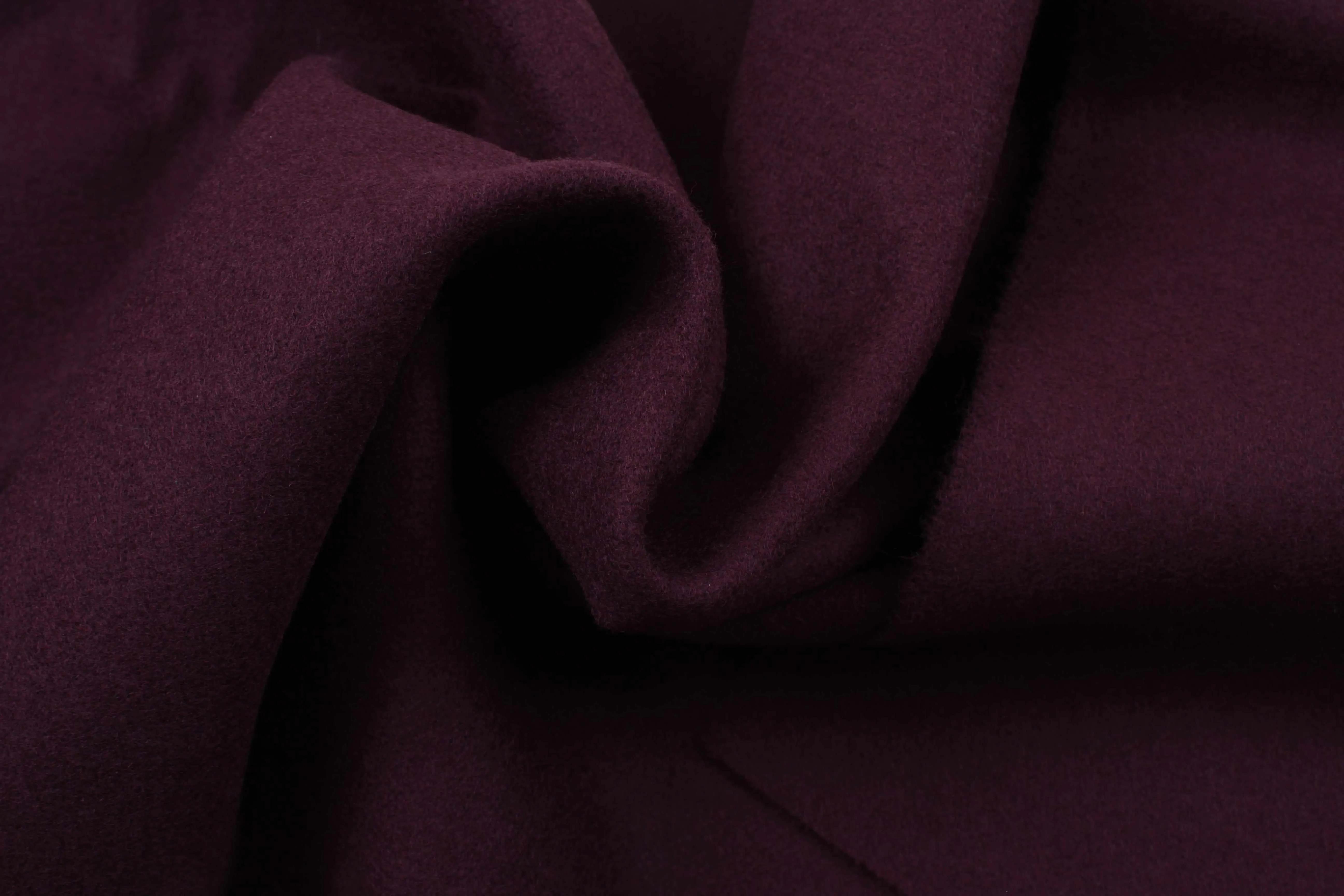 Heavyweight Virgin Wool for Coats - Purple