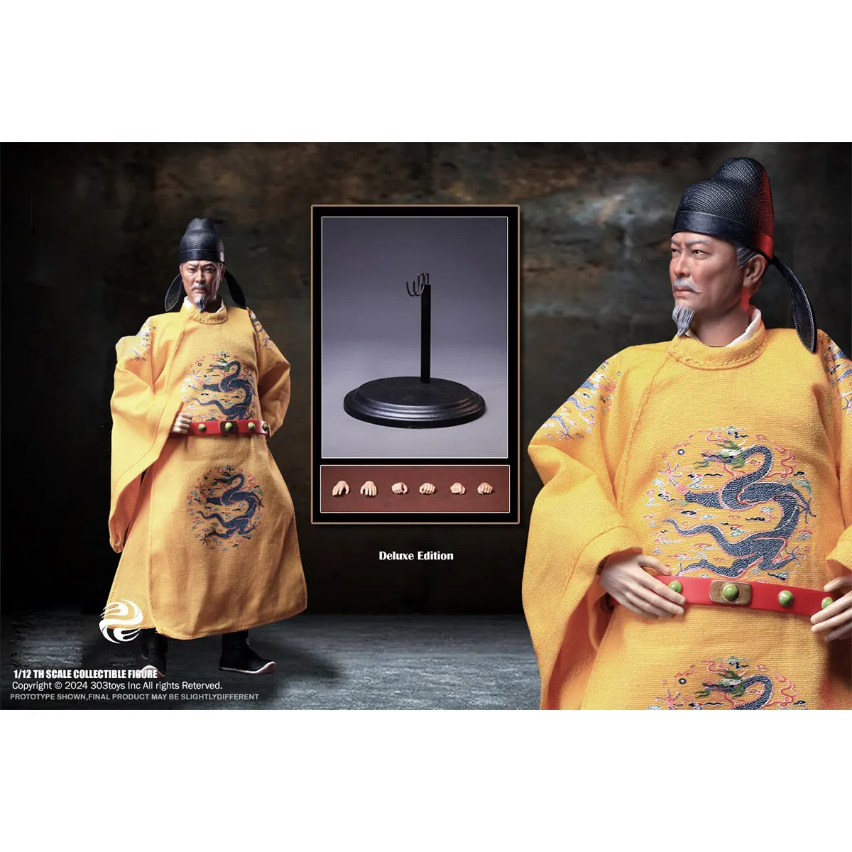 HiPlay 303TOYS The Prosperous Tang Dynasty Series, The Emperor Taizong: Li Shimin, Solo Dragon Robe, Action Figure Full Set