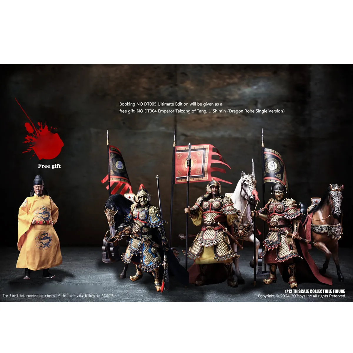 HiPlay 303TOYS The Prosperous Tang Dynasty Series, Ultimate Suite, Action Figure Full Set