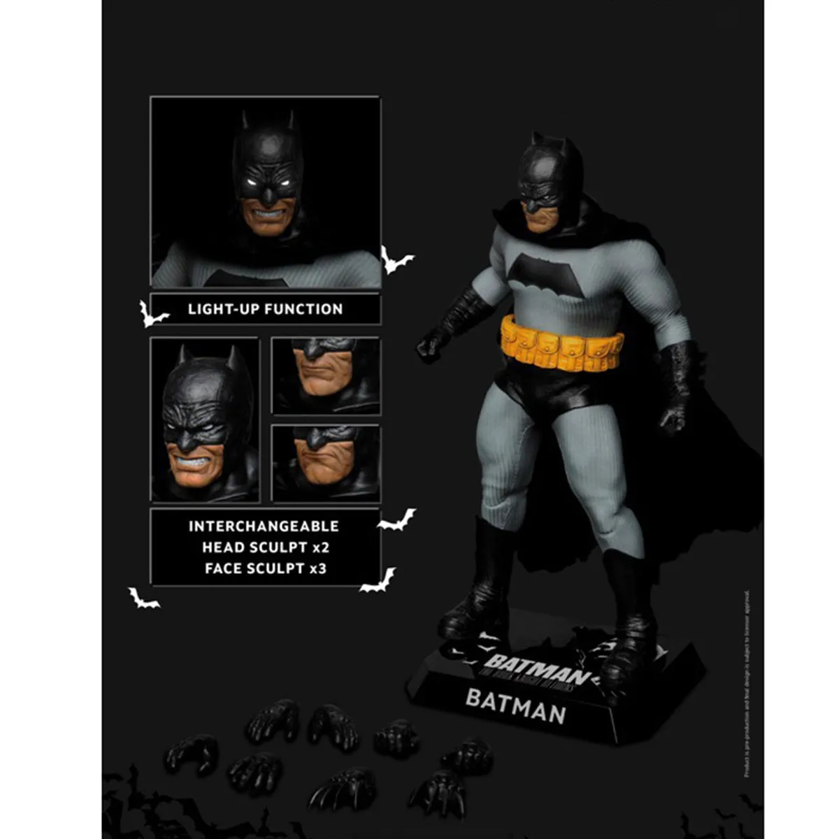 HiPlay Beast Kingdom, The Dark Knight Returns - Batman Dynamic Action Heroes Series, Action Figure