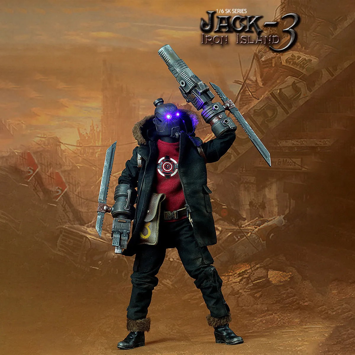 HiPlay COOMODEL, Iron Island Jack -3 Will Fight Series, Action Figure