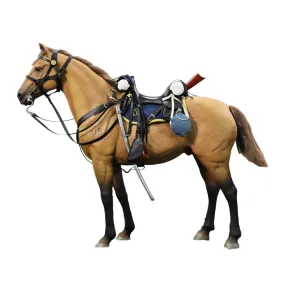 HiPlay DID, Civil War Brown War Horse, Statue Figurine