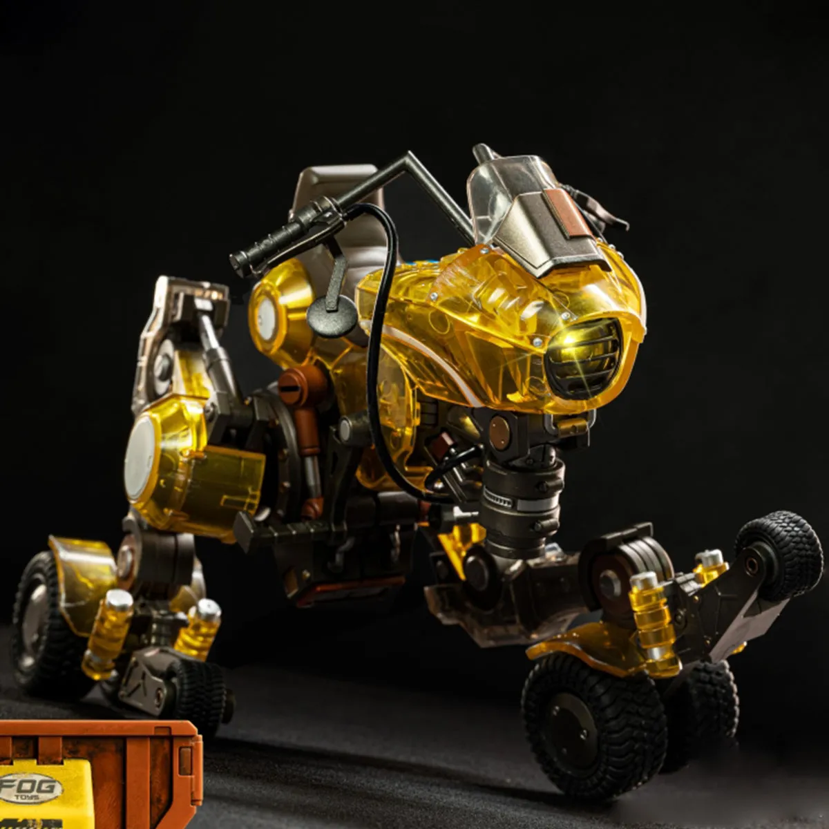 HiPlay FOGTOYS, Movable Vehicle: Raptor - Translucent VER 02RT, Action Figure Full Set