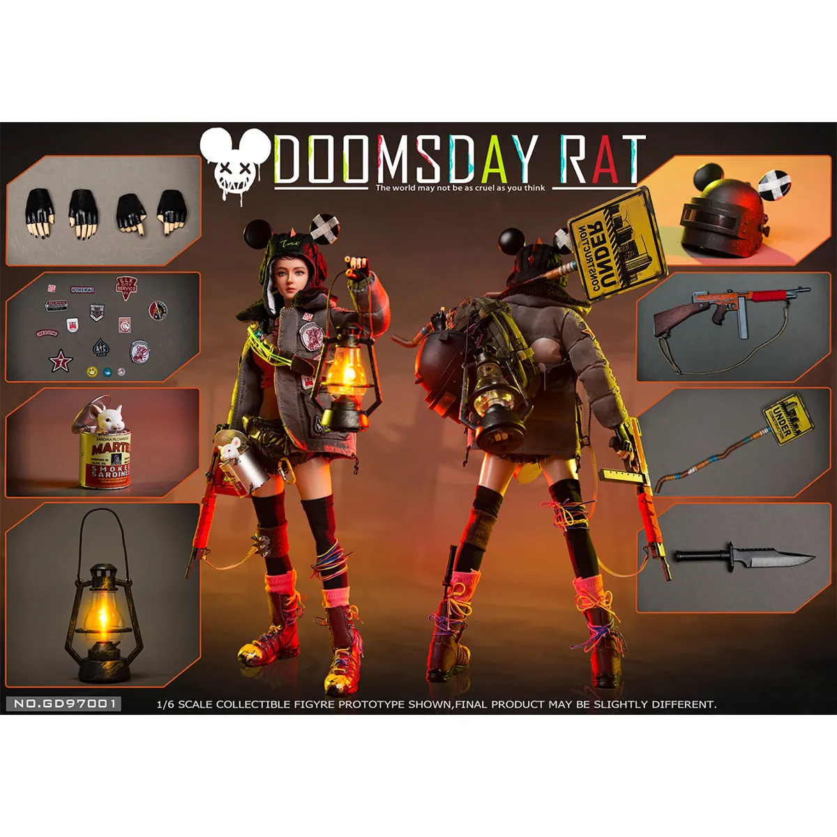 HiPlay GDTOYS, Doomsday Rat, Action Figure