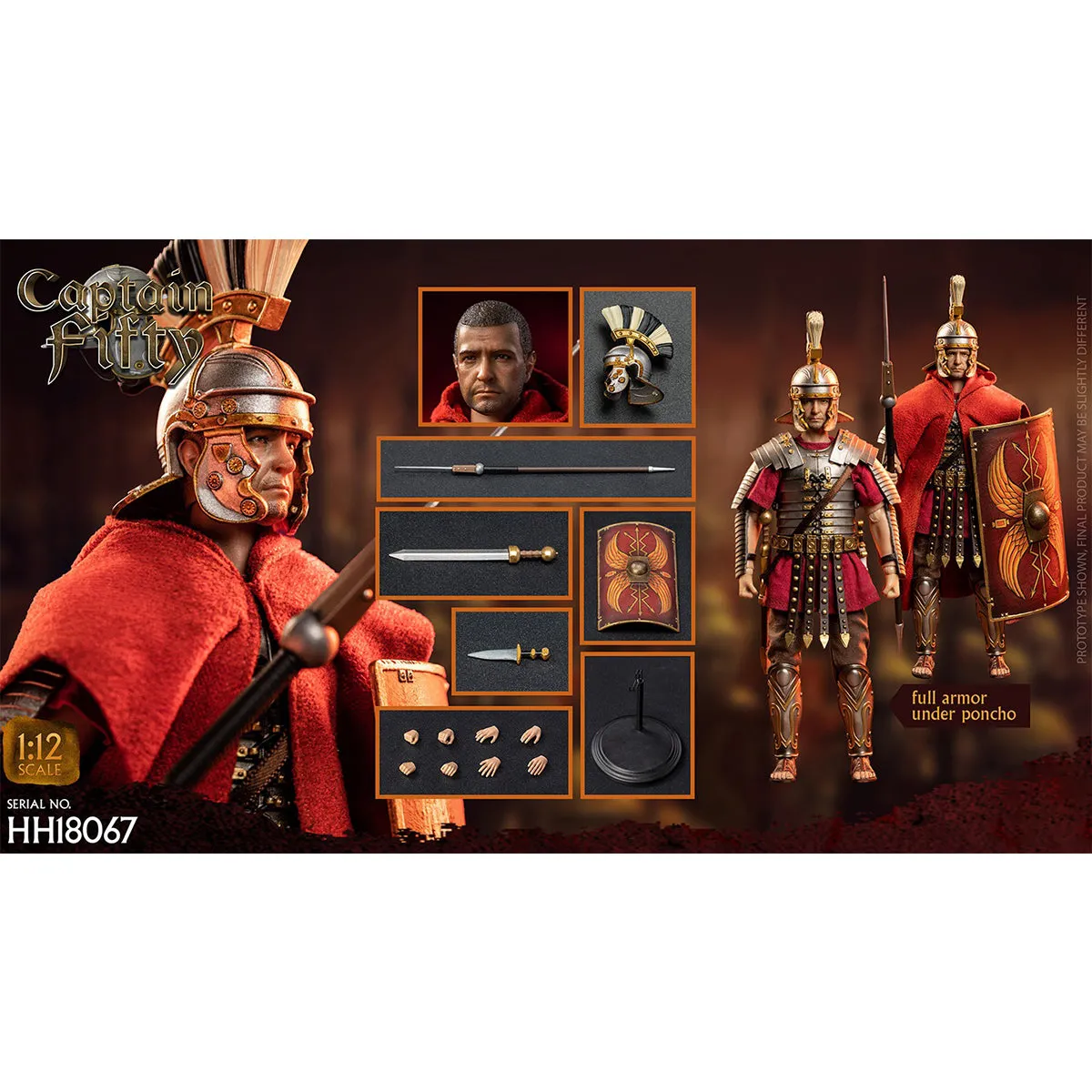 HiPlay Hhmodel, Imperial Legion - Captain Fifty, Action Figure