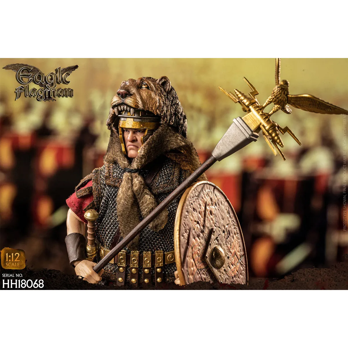 HiPlay Hhmodel, Imperial Legion - Eagle Flagman, Action Figure