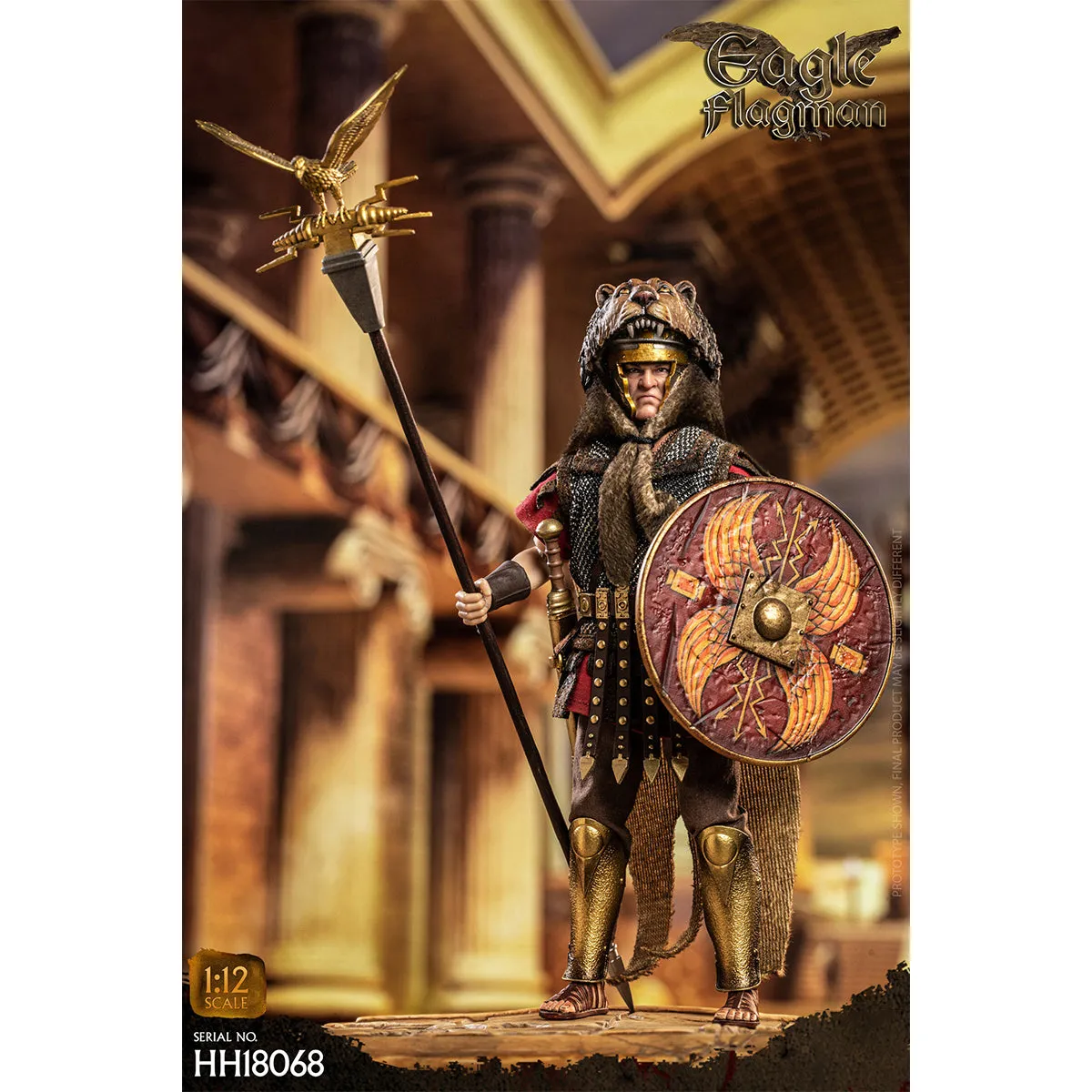 HiPlay Hhmodel, Imperial Legion - Eagle Flagman, Action Figure